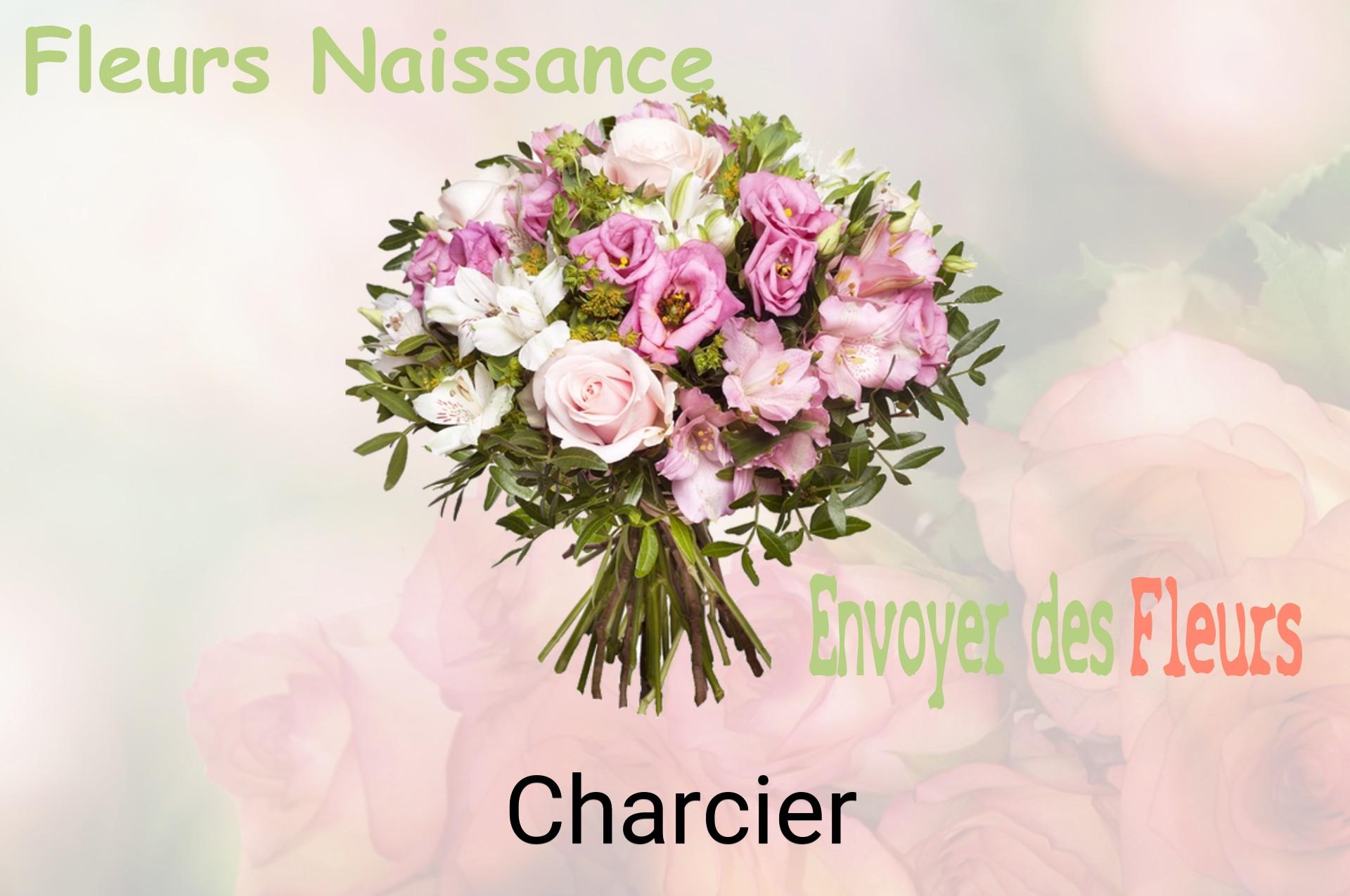 Bouquet de fleurs de naissance livré à Charcier